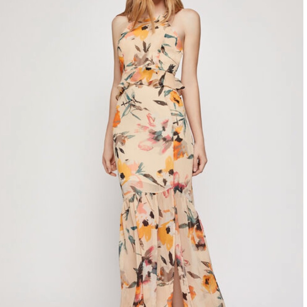 BCBGeneration Halter Maxi Dress